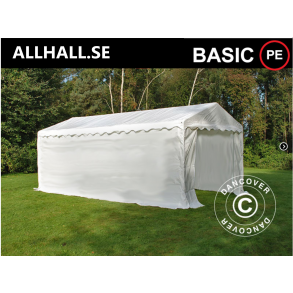Frvaringstlt Basic 2-i-1,  4x6m PE, Vit