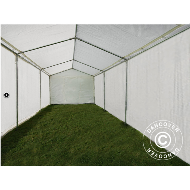 Frvaringstlt Basic 2-i-1,  4x6m PE, Vit