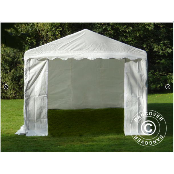 Frvaringstlt Basic 2-i-1,  4x6m PE, Vit