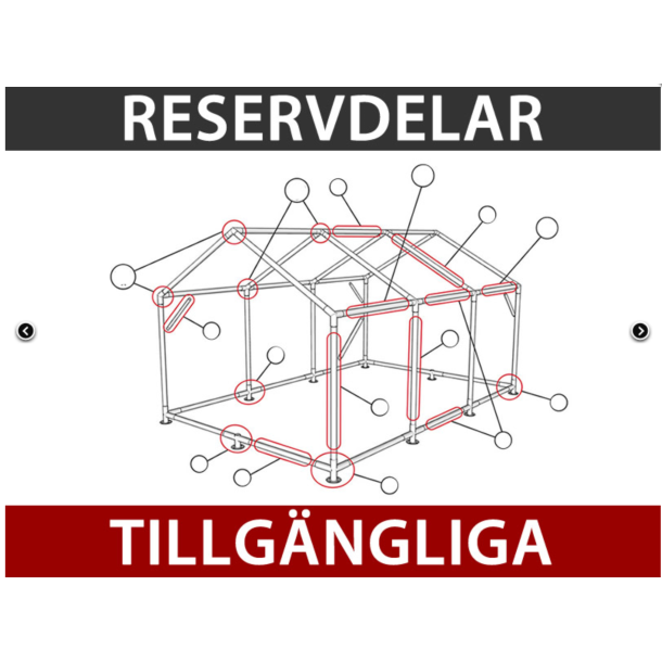 F�rvaringst�lt Basic 4x6m PE 300, Gr�
