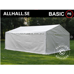 Frvaringstlt Basic 2-i-1,  5x6m PE, Vit