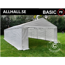 Frvaringstlt Basic 2-i-1,  6x12m PE, Vit