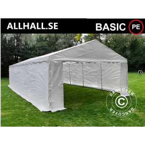 Frvaringstlt Basic 2-i-1,  6x12m PE, Vit