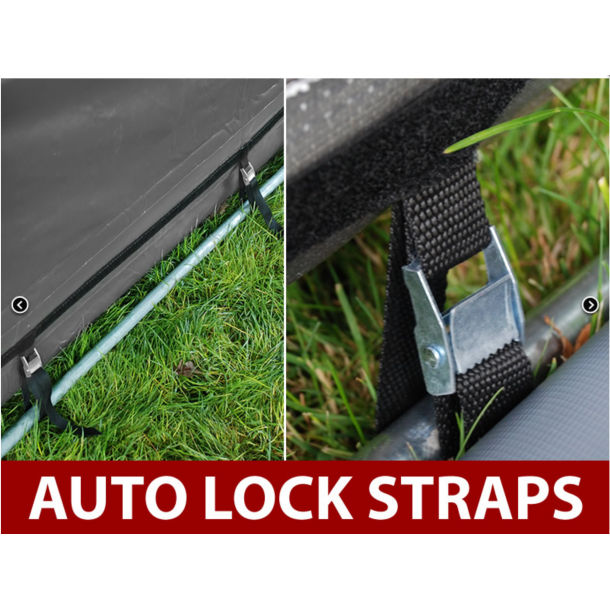 Garagetlt Basic 3,3x4,8x2,4m PE, Gr