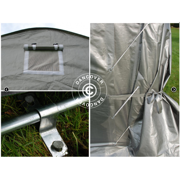 Garagetlt PRO 3,30x6,00x2,4m PE Gr