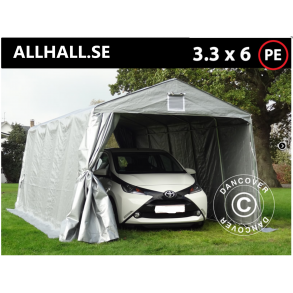 Garagetlt PRO 3,30x6,00x2,4m PE Gr