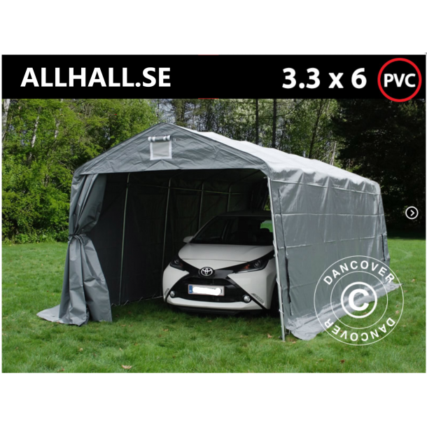  Garagetlt PRO 3,3x6,0x2,4m PVC