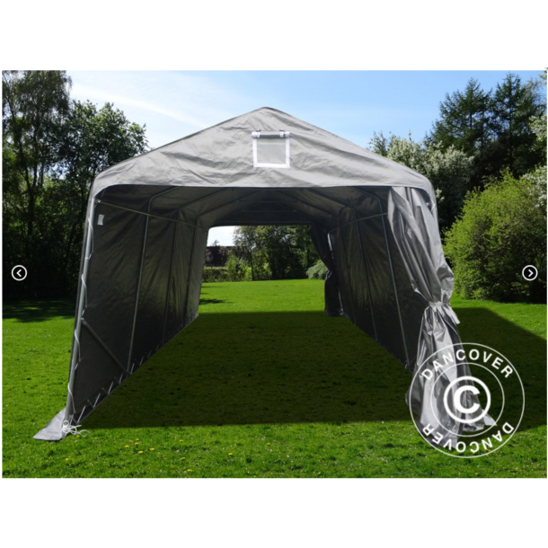 Garagetlt Basic 3,3x7,2x2,4m PE, Gr