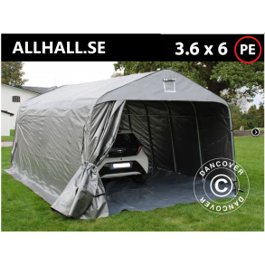 Garagetlt PRO 3,6x6,0x2,68m PE 300g med golvduk, Gr