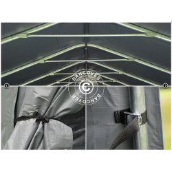 Garagetlt PRO 3,6x6,0x2,68m PVC med golvduk