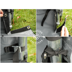 Garagetlt PRO 3,6x6,0x2,68m PVC med golvduk