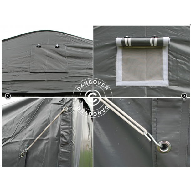 Garagetlt PRO 3,6x6,0x2,68m PVC med golvduk