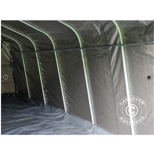 Garagetlt PRO 3,6x7,2x2,68m PE 300g med golvduk, Gr