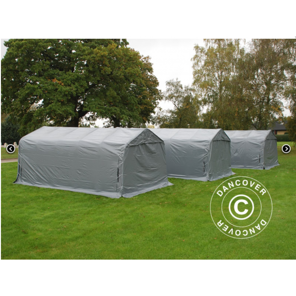 Garagetlt PRO 3,6x7,2x2,68m PE 300g med golvduk, Gr