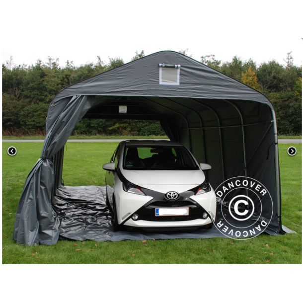 Garagetlt PRO 3,6x7,2x2,68m PE 300g med golvduk, Gr