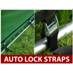 Garagetlt PRO 3,6x7,2x2,7m PVC med golvduk