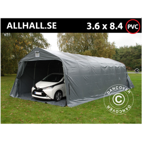Garagetlt PRO 3,6x8,4x2,7m PVC med golvduk