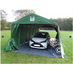 Garagetlt PRO 3,6x8,4x2,7m PVC med golvduk