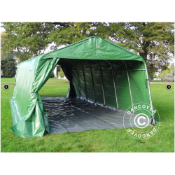 Garagetlt PRO 3,6x8,4x2,7m PVC med golvduk