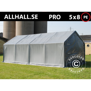 Lagertlt PRO 5x8x2x3,39m PE 300g, Gr