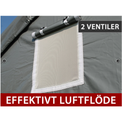 Lagertlt PRO 6x6x2,7x3,7m PE 300g, Gr