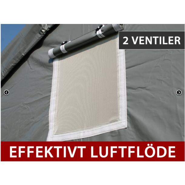 Lagertlt PRO 6x6x2,7x3,7m PE 300g, Gr