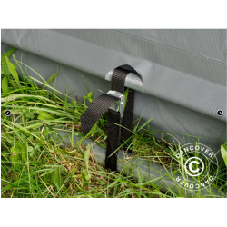 Lagertlt PRO 6x6x2,7x3,7m PE 300g, Gr