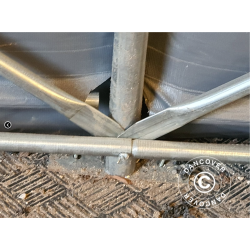 Lagertlt PRO 6x6x2,7x3,7m PE 300g, Gr