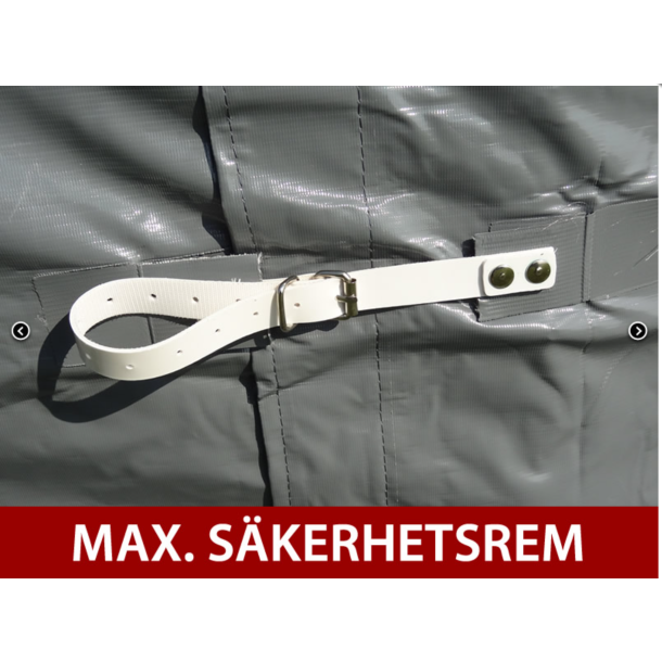 Lagertlt PRO 7x7x2,6x3,8m PE 300g, Gr