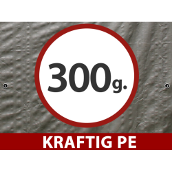 Lagertlt PRO 7x7x2,6x3,8m PE 300g, Gr