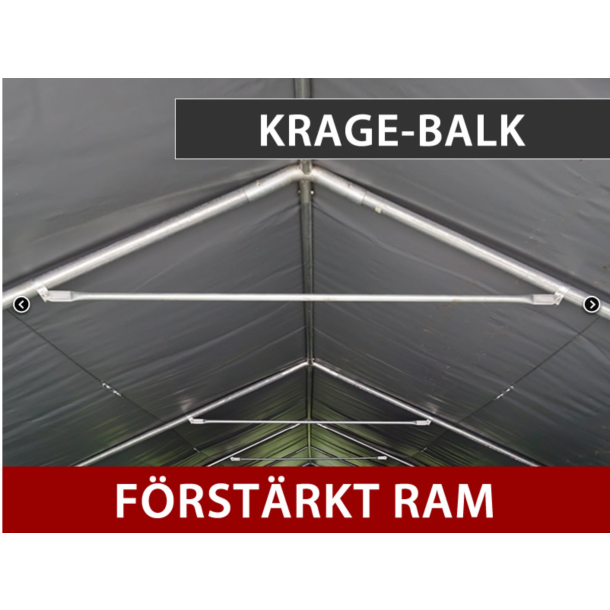 Lagertlt PRO 7x7x2,6x3,8m PE 300g, Gr