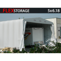 Lagertlt MaxiBox 5x6,18x3,76m, PVC 550g, Gr