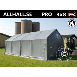 Lagertlt PRO 3x8x2x2,82m PVC 500g, Gr