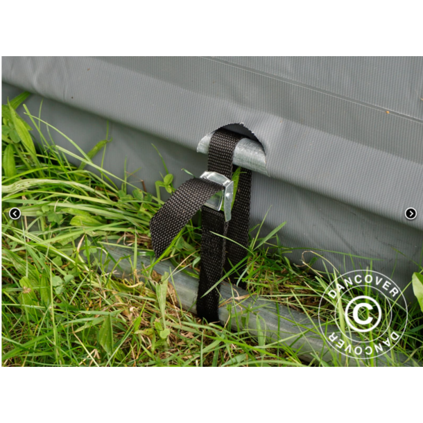 Lagertlt PRO 3x8x2x2,82m PVC 500g, Gr