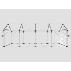 Lagertlt PRO 3x8x2x2,82m PVC 500g, Gr