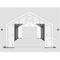 Lagertlt PRO 3x8x2x2,82m PVC 500g, Gr