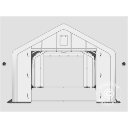 Lagertlt PRO 4x10x2x3,10m PVC 500g, Gr