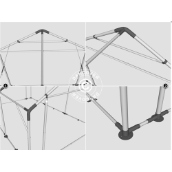 Lagertlt PRO 4x10x2x3,10m PVC 500g, Gr