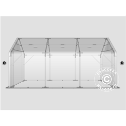 Lagertlt PRO 4x12x2x3,1m PVC 500g, Gr