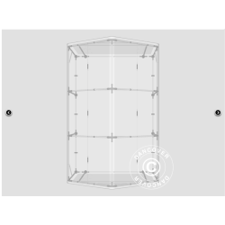 Lagertlt PRO 4x12x2x3,1m PVC 500g, Gr