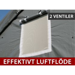 Lagertlt PRO 4x12x2x3,1m PVC 500g, Gr