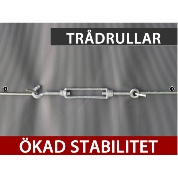 Lagertlt PRO 4x4x2x3,1m PVC 500g, Gr