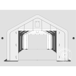 Lagertlt PRO 4x6x2x3,1m PE 300g, Gr