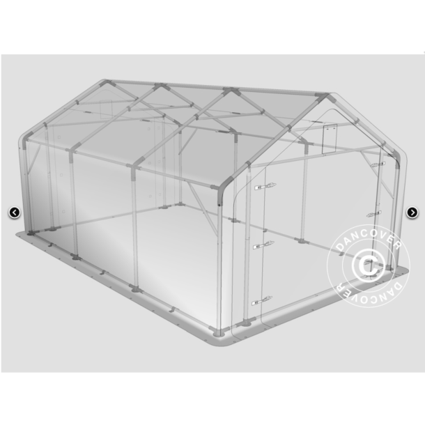 Lagertlt PRO 4x6x2x3,1m PVC 500g