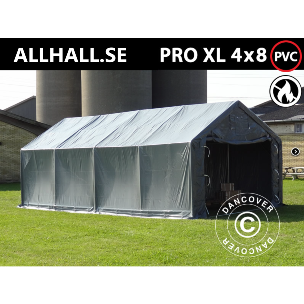 Lagertlt PRO XL 4x8x2,5x3,6m PVC 500g