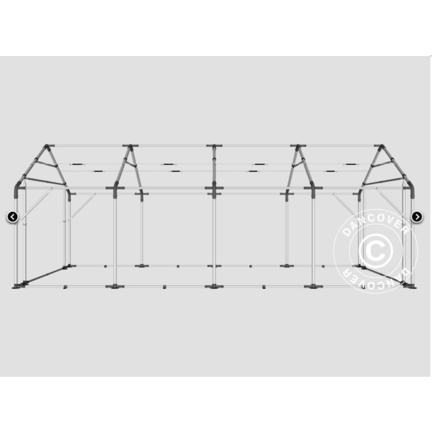 Lagertlt PRO 4x8x2x3,1m PE 300g, Gr