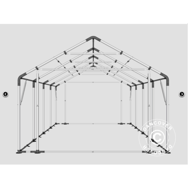Lagertlt PRO 4x8x2x3,1m PE 300g, Gr