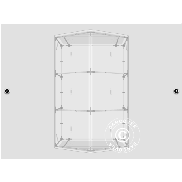 Lagertlt PRO 4x8x2x3,1m PVC 500g