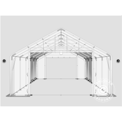 Lagertlt PRO 5x10x2x3,39m PVC 500g
