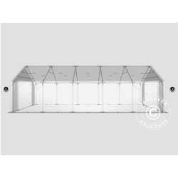 Lagertlt PRO 5x10x2x3,39m PVC 500g